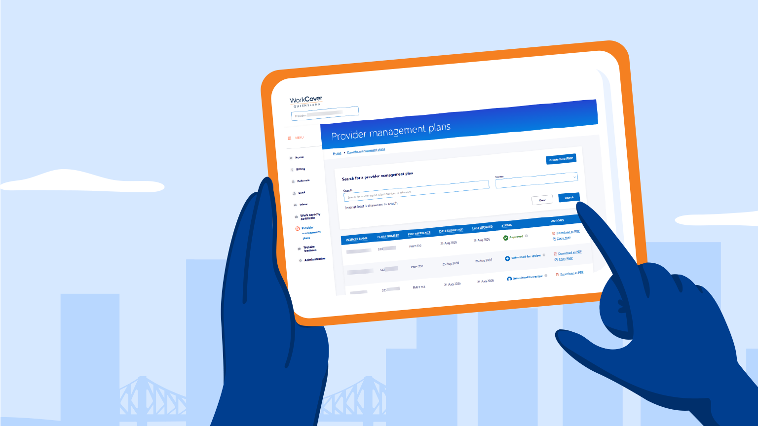 Provider management plans in Provider Connect